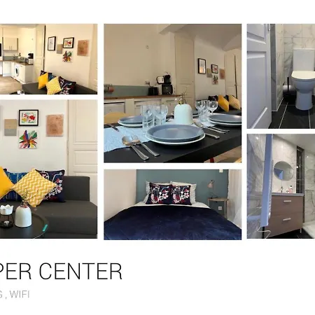 Tabi ,modern Chic Vs Free Parking,wifi,draps Apartment Thiers