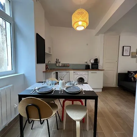 Tabi ,modern Chic Vs Free Parking,wifi,draps Apartment Thiers