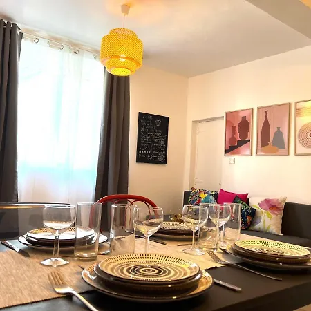Apartment Tabi ,modern Chic Vs Free Parking,wifi,draps Thiers